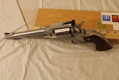 Ruger Old Army Stainless Steel .45 Caliber Percussion Revolver - Image 6 of 7