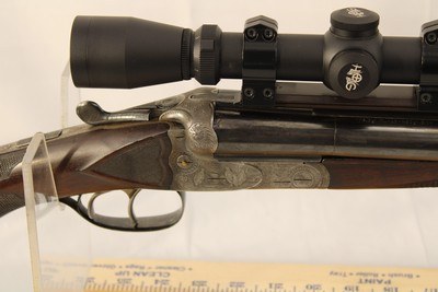Double Rifle made on a Sauer Action .450 3 1/4