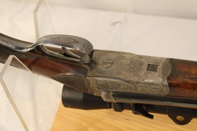Double Rifle made on a Sauer Action .450 3 1/4