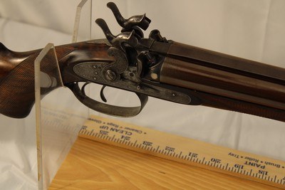 Alex Henry Percussion Double Rifle with Damascus Barrels .52 Caliber - Image 11 of 15