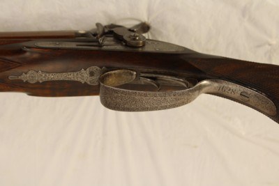 Alex Henry Percussion Double Rifle with Damascus Barrels .52 Caliber - Image 13 of 15