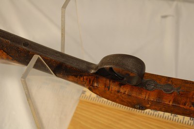 Durs Egg Percussion Damascus barrel Rifle .40 Caliber - Image 8 of 12