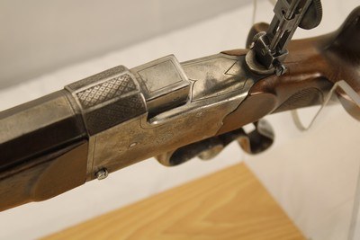 B. Demmel Schuetzen Rifle .22 Fim Fire. - Image 8 of 15