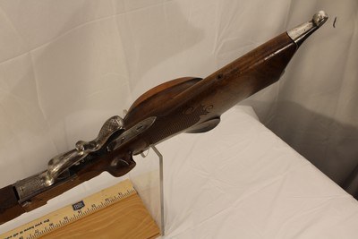 B. Demmel Schuetzen Rifle .22 Fim Fire. - Image 12 of 15