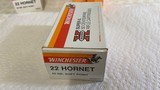 WINCHESTER 22 HORNET AMMO 50/BOX - 6 of 7