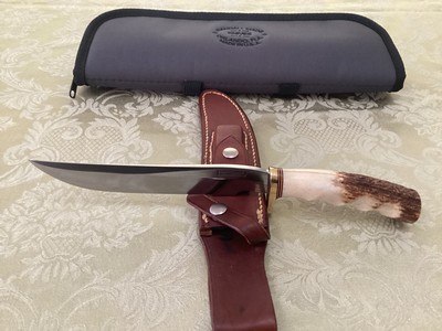 Randall Vintage Hunter 3-7 Knife w/ Rough back sheath - Image 13 of 15