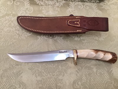 Randall Vintage Hunter 3-7 Knife w/ Rough back sheath - Image 5 of 15