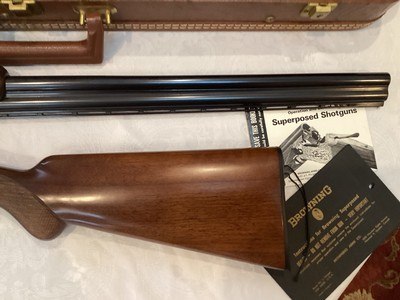 Browning Superposed 20 Ga. 28 inch bbl. w/Case - Image 10 of 15