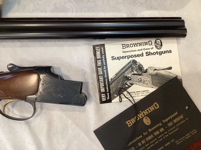 Browning Superposed 20 Ga. 28 inch bbl. w/Case - Image 6 of 15