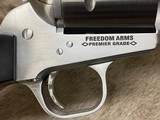 NEW FREEDOM ARMS 83 PREMIER GRADE, 44 REMINGTON MAGNUM WITH FACTORY UPGRADES - LAYAWAY AVAILABLE - 5 of 19