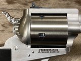 NEW FREEDOM ARMS 83 PREMIER GRADE REVOLVER, 454 CASULL & FITTED 45 COLT CYLINDER, MANY FACTORY UPGRADES - LAYAWAY AVAILABLE - 7 of 22