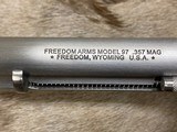 NEW FREEDOM ARMS MODEL 97 PREMIER GRADE 357 MAGNUM REVOLVER WITH FITTED 9MM CYLINDER AND FACTORY UPGRADES - LAYAWAY AVAILABLE - 15 of 21