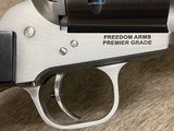 NEW FREEDOM ARMS MODEL 97 PREMIER GRADE 357 MAGNUM REVOLVER WITH FITTED 9MM CYLINDER AND FACTORY UPGRADES - LAYAWAY AVAILABLE - 6 of 21