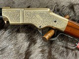 NEW UBERTI 1860 HENRY ENGRAVED 45 COLT RIFLE UPGRADED WOOD 552883 TAYLORS - LAYAWAY AVAILABLE - 8 of 16