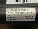 NEW RIZZINI USA BR110 SPORTER-X 3" 20 GAUGE 30" BARRELS O/U SHOTGUN BR 110 - 19 of 20