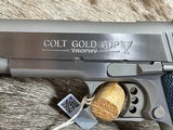 NEW COLT 1911 GOLD CUP TROPHY STAINLESS 45 ACP - SERIES 70 05070XE - 9 of 15