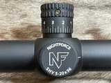 NEW NIGHTFORCE SHV 5-20X56 MOAR NON-ILLUMINATED .25MOA C534 SCOPE ZEROSET - 3 of 9