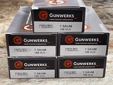 NEW GUNWERKS AMMUNITION 7 SAUM 168 GR BERGER VLD SAME LOT - 100 RDS - 2 of 3