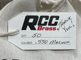 NEW 50 PIECES OF 550 MAGNUM BRASS BY RCC BRASS - 2 of 5