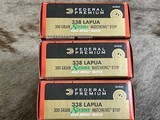 NEW 60 ROUNDS FEDERAL PREMIUM 338 LAPUA 300GR SIERRA MATCHKING GM338LM2 - 1 of 3