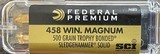 FEDERAL PREMIUM SAFARI 458 WIN MAG 500GR TROPHY SLEDGEHAMMER SOLID P458T3 - 2 of 4