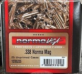 NEW NORMA 338 NORMA MAGNUM UNPRIMED BRASS 100-CT 10285205 - 2 of 3