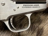 NEW FREEDOM ARMS MODEL 83 PREMIER GRADE REVOLVER 454 CASULL MANY UPGRADES - LAYAWAY AVAILABLE - 6 of 19