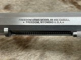 NEW FREEDOM ARMS MODEL 83 PREMIER GRADE REVOLVER 454 CASULL MANY UPGRADES - LAYAWAY AVAILABLE - 14 of 20