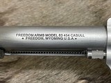 NEW FREEDOM ARMS MODEL 83 PREMIER GRADE REVOLVER 454 CASULL 45 COLT M83 - LAYAWAY AVAILABLE - 15 of 23