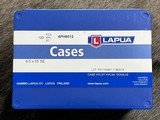 NEW LAPUA UNPRIMED 6.5x55 SWEDE BRASS BOX OF 100