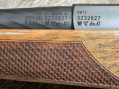 FREE SAFARI, NEW STEYR ARMS SM12 HALF STOCK 8x57 (IS) MAUSER RIFLE SM 12 - LAYAWAY AVAILABLE - Image 16 of 23