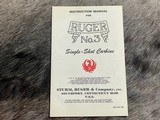RUGER NO. 3 SINGLE-SHOT CARBINE 223 REMINGTON W/ ORIGINAL BOX - LAYAWAY AVAILABLE - 17 of 19