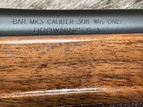 FREE SAFARI, BROWNING LEFT HAND BAR MK 3 DBM 308 WINCHESTER RIFLE 031070218 - LAYAWAY AVAILABLE - 17 of 21