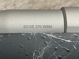 FREE SAFARI, NEW FIERCE FIREARMS EDGE 270 WSM 24" CARBON BLACK, BRAKE - LAYAWAY AVAILABLE - 17 of 21