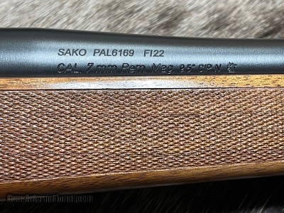 FREE SAFARI, NEW LEFT HAND SAKO 85 HUNTER 7MM REM MAG RIFLE JRS1A70L - LAYAWAY AVAILABLE - Image 16 of 21