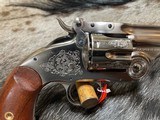 NEW ENGRAVED UBERTI SCHOFIELD NICKEL FRAME 45 COLT 7" BARREL WOOD GRIPS - LAYAWAY AVAILABLE - 3 of 25