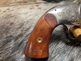 NEW ENGRAVED UBERTI SCHOFIELD NICKEL FRAME 45 COLT 7" BARREL WOOD GRIPS - LAYAWAY AVAILABLE - 2 of 25