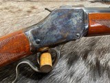 FREE SAFARI, NEW 1885 WINCHESTER DELUXE HIGH WALL 38-55 FANCY WOOD 30