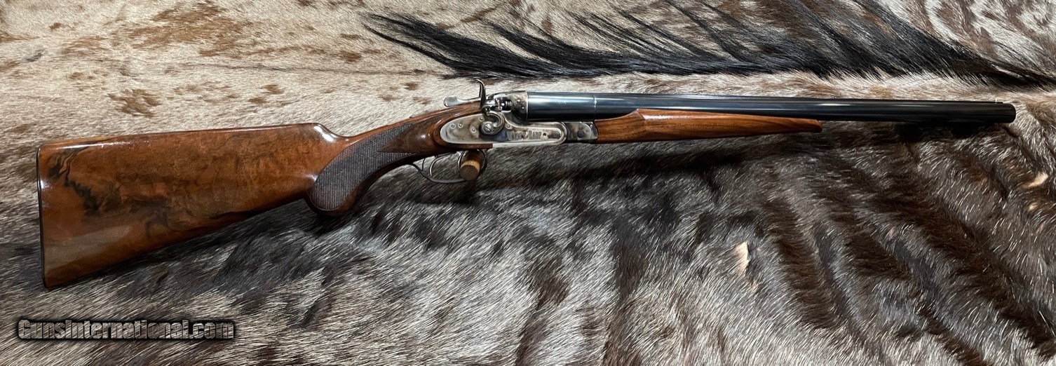 New Pedersoli Double Barrel Hammer Coach 12ga Wyatt Earp Shotgun With Beautiful Wood Layaway