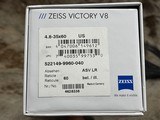 ZEISS VICTORY V8 4.8-35x60 ILLUMINATED # 60 RETICLE LONG RANGE DEMO SCOPE - LAYAWAY AVAILABLE - 3 of 10