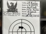 FREE SAFARI, NEW COOPER MODEL 52 TIMBERLINE 28 NOSLER CARBON PROOF 26