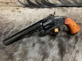 NEW HAND ENGRAVED UBERTI 1877 SCHOFIELD DELUXE 44-40 7