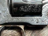 NEW HAND ENGRAVED UBERTI 1877 SCHOFIELD DELUXE 44-40 7
