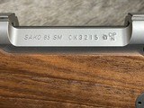 FREE SAFARI, NEW SAKO OF FINLAND 85 HUNTER STAINLESS 300 WSM RIFLE JRS1H41 - LAYAWAY AVAILABLE - 13 of 19