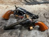 NEW PAIR UBERTI 1873 CATTLEMAN 
