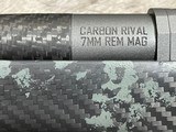 FREE SAFARI, FIERCE FIREARMS CARBON RIVAL 7MM REM MAG CARBON FOREST 24