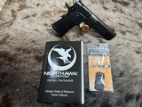 NEW NIGHTHAWK CUSTOM FIRE HAWK GOV'T 9MM W/ DOUBLE STACK & IOS UPGRADES - LAYAWAY AVAILABLE - 16 of 19