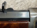 NEW 1873 WINCHESTER SPECIAL SPORTING RIFLE 45 COLT 20