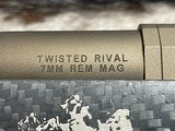 FREE SAFARI, NEW FIERCE FIREARMS TWISTED RIVAL 7MM REM MAG CARBON MIDNIGHT, NIX BRAKE - LAYAWAY AVAILABLE - 15 of 19