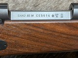 FREE SAFARI, NEW LEFT HAND SAKO 85 BAVARIAN 6.5x55 SWEDE RIFLE 22.4